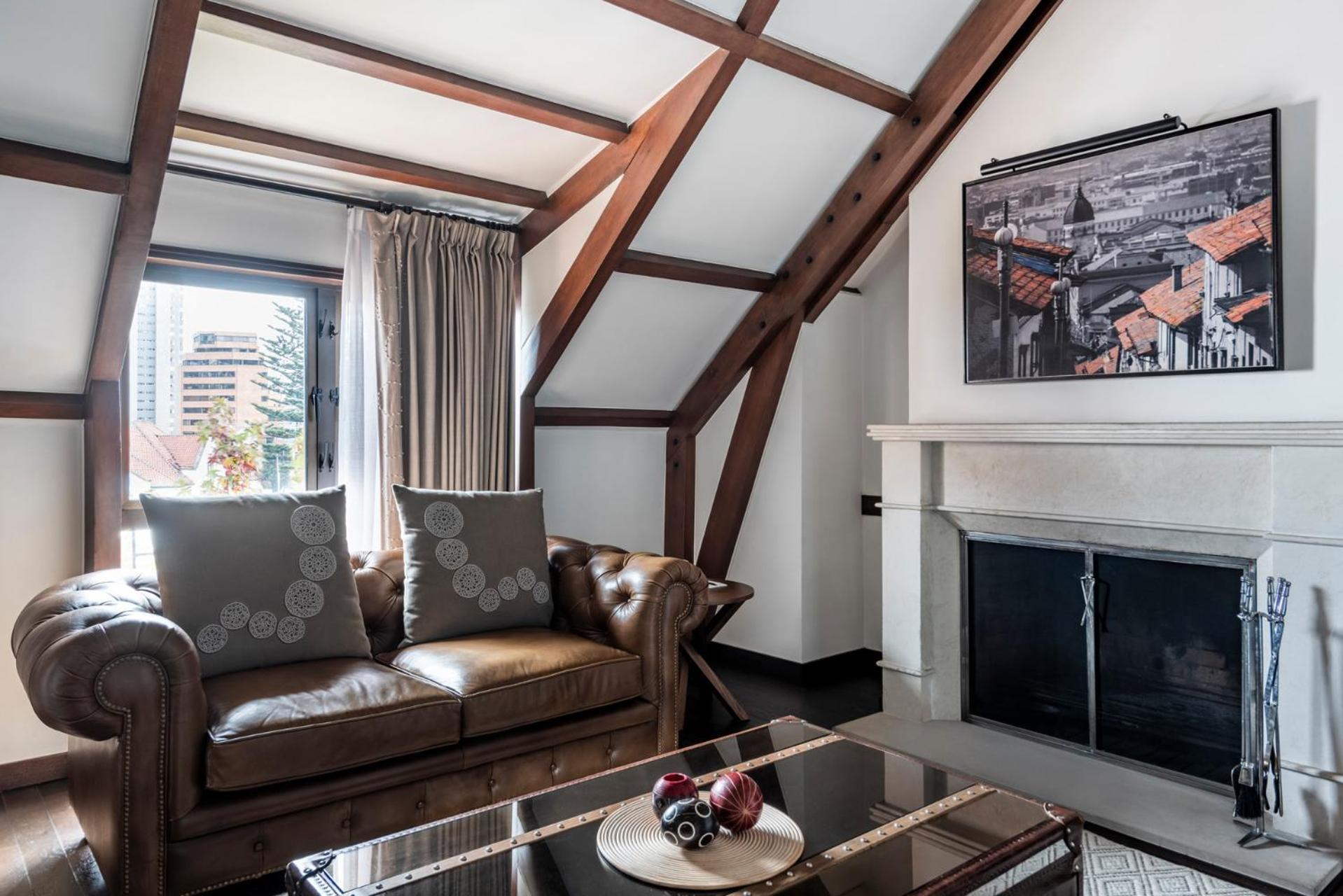 One-Bedroom Suite Fireplace