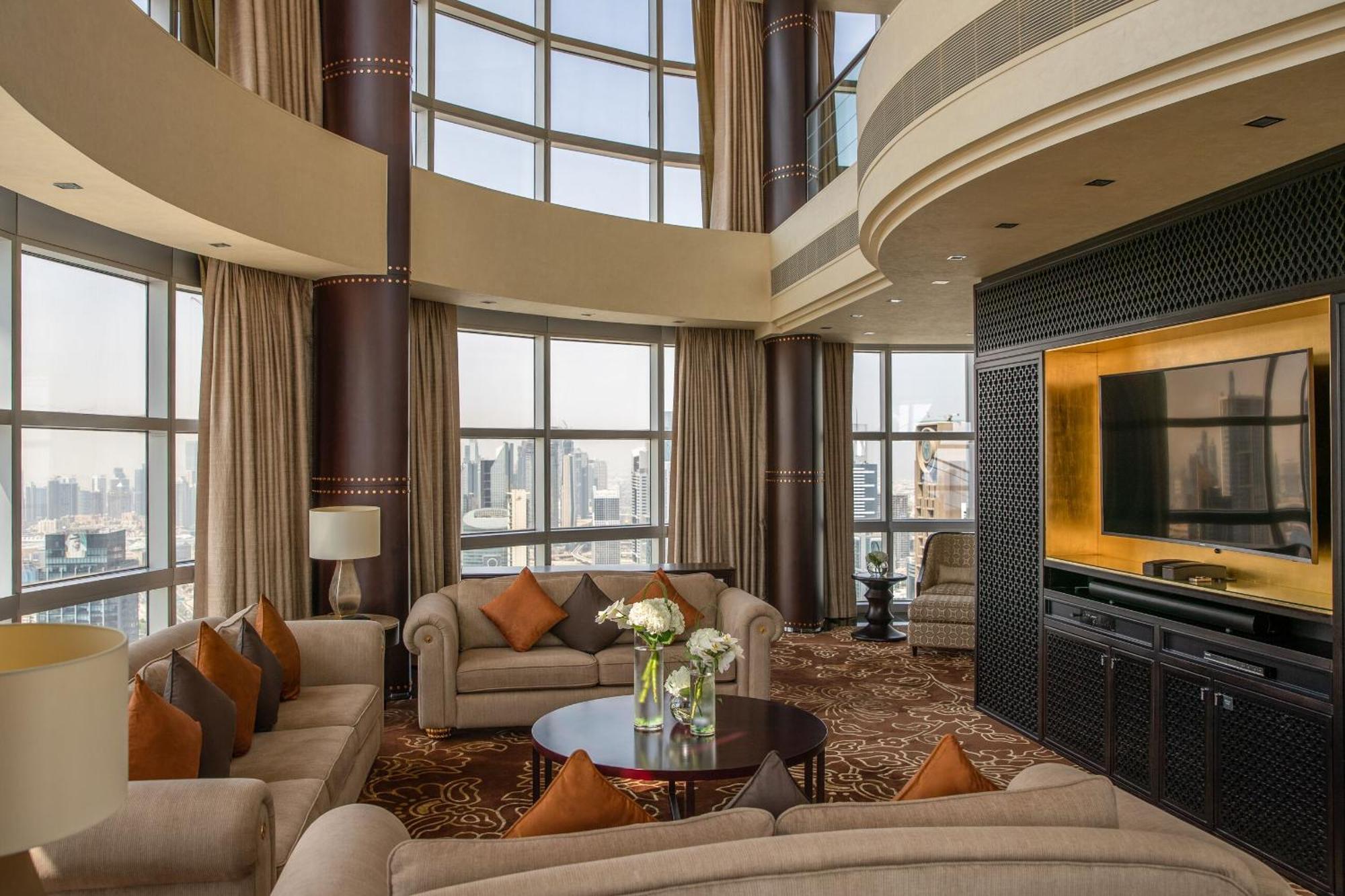 Royal Suite Panoramic Skyline Views Airport Transfers Direct Connectivity to Museum of The Future Complimentary Signature Afternoon Tea Evening Sundowners Soft Refreshments Canapes