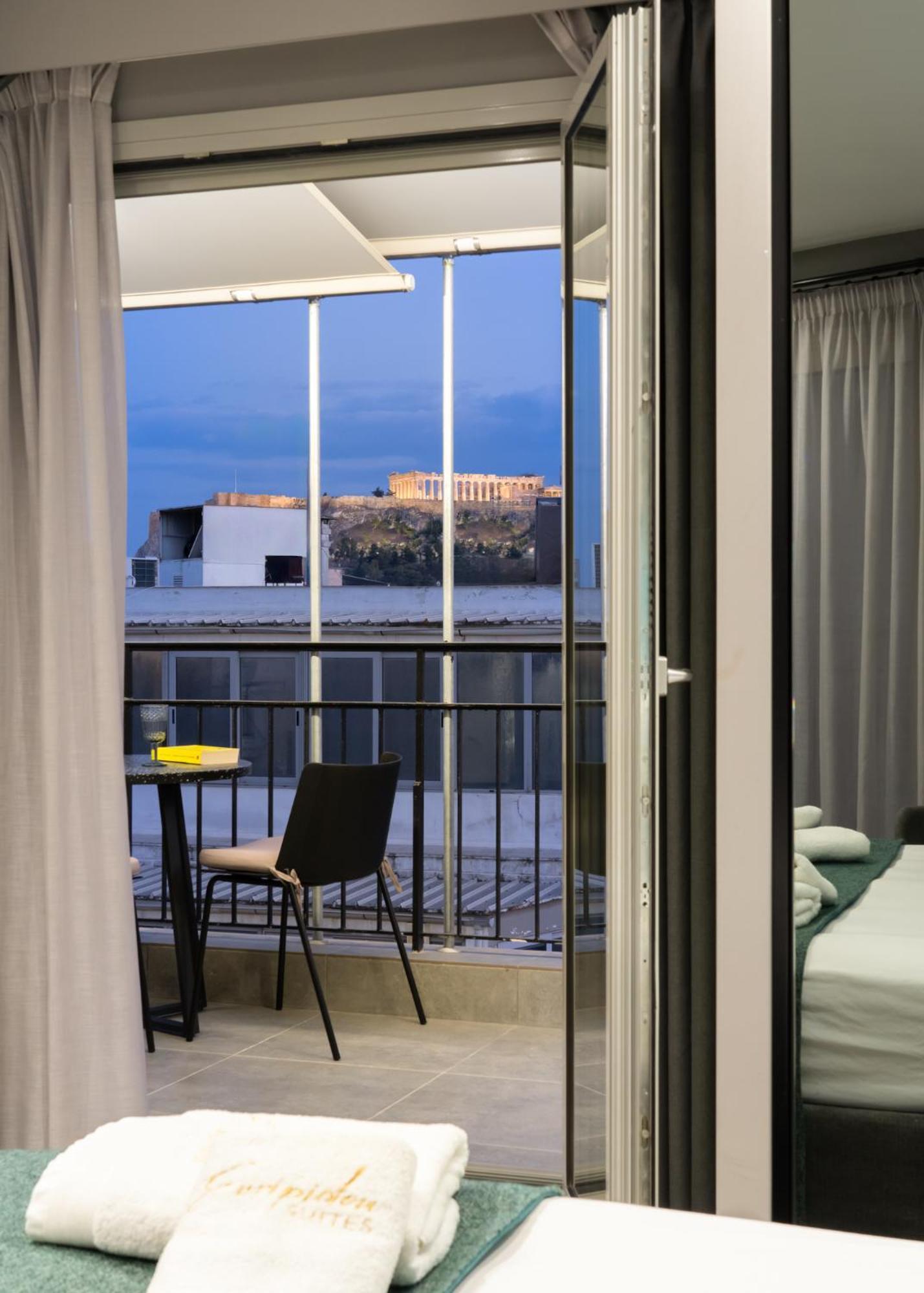 King Suite Balcony & Acropolis View