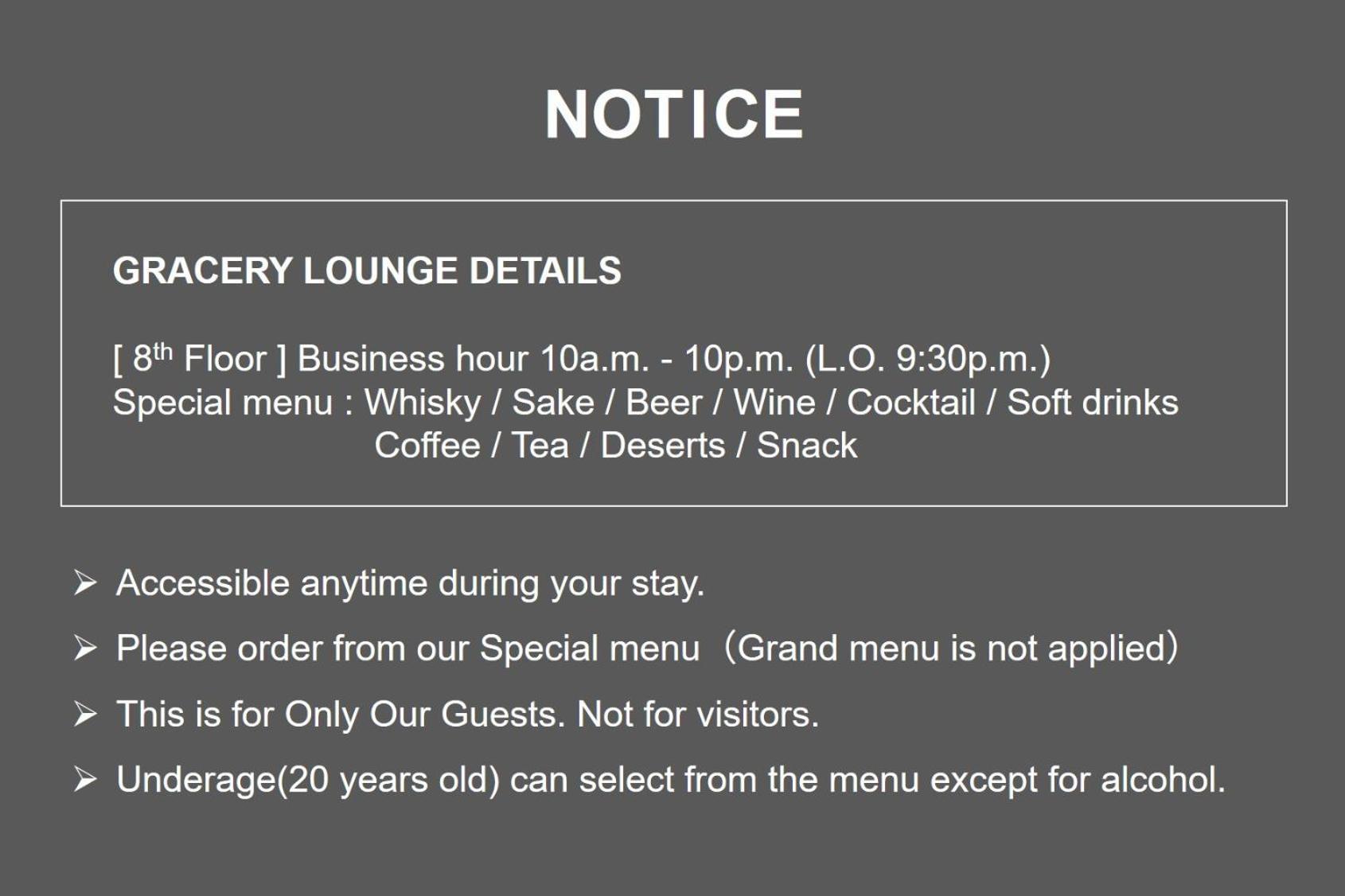 Standard Twin Room Non-Smoking Lounge Access