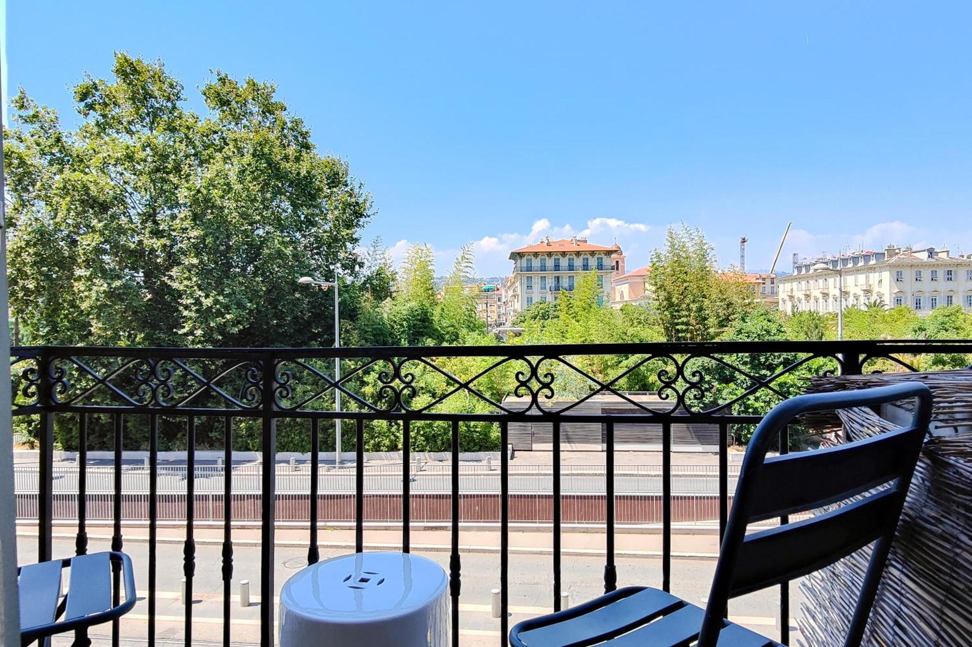 One-Bedroom Apartment Balcony