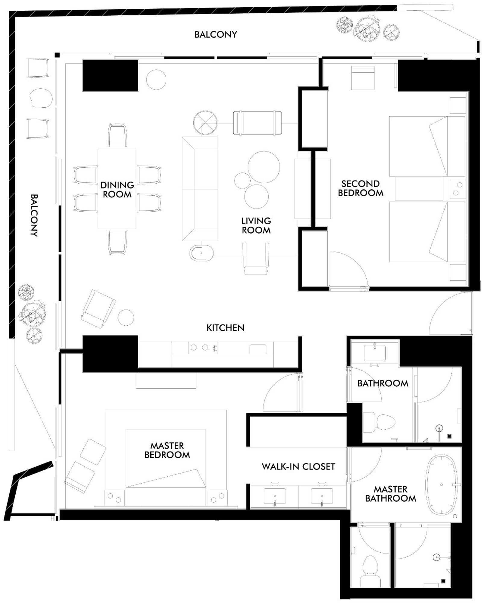 Two-Bedroom Apartment