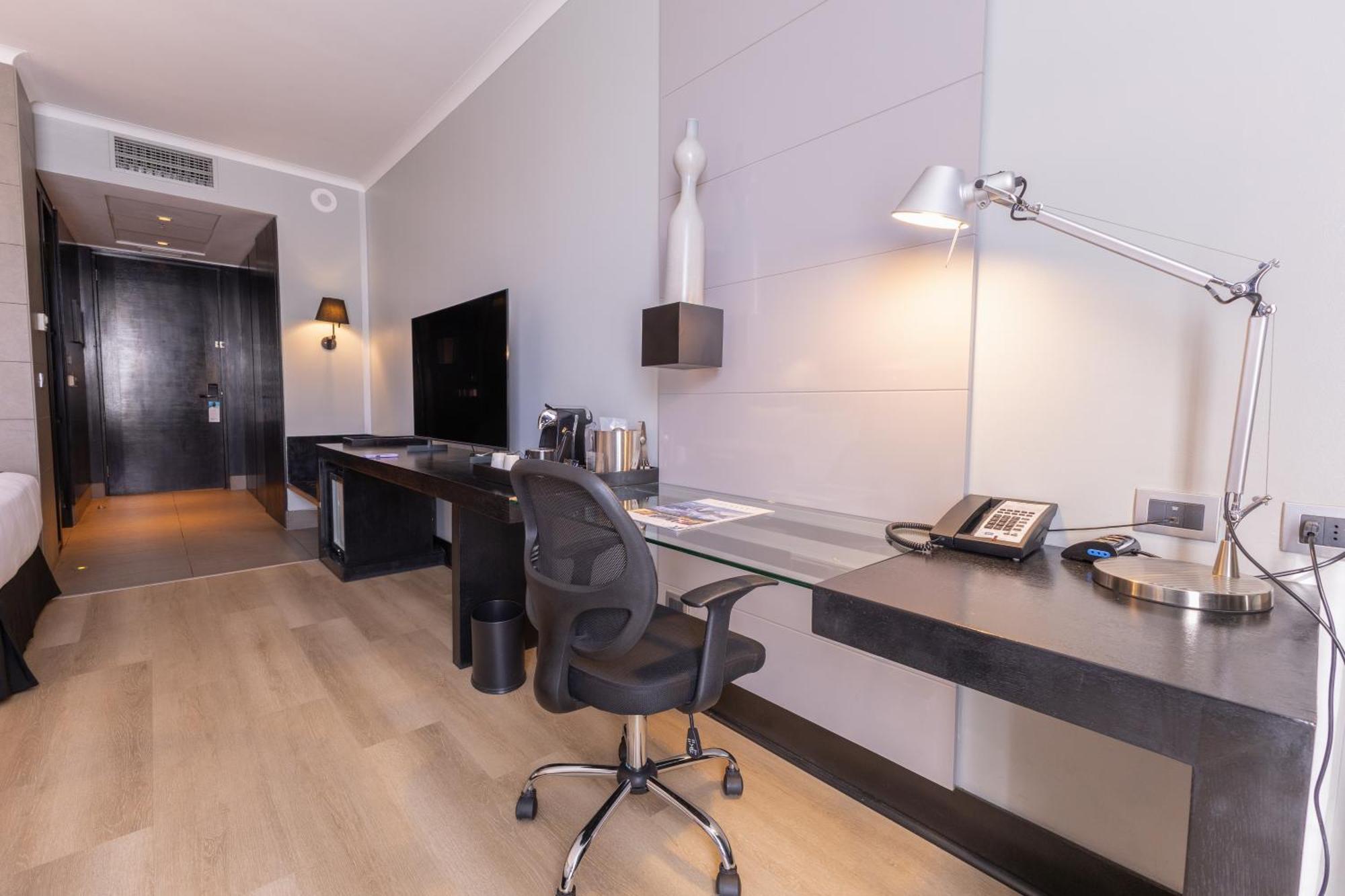 Double Room Two Double Beds Mobility Access or Non-Smoking