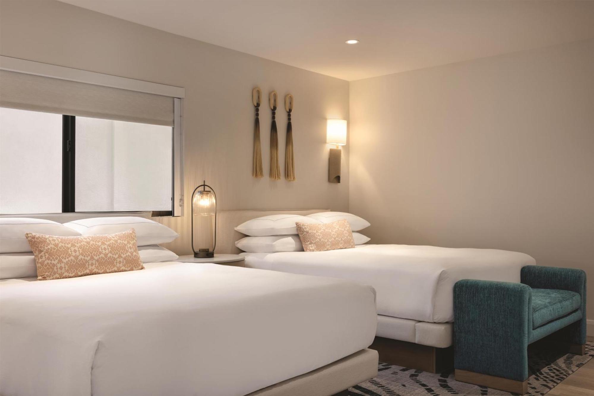 Room Two Queen Beds Pool Patio