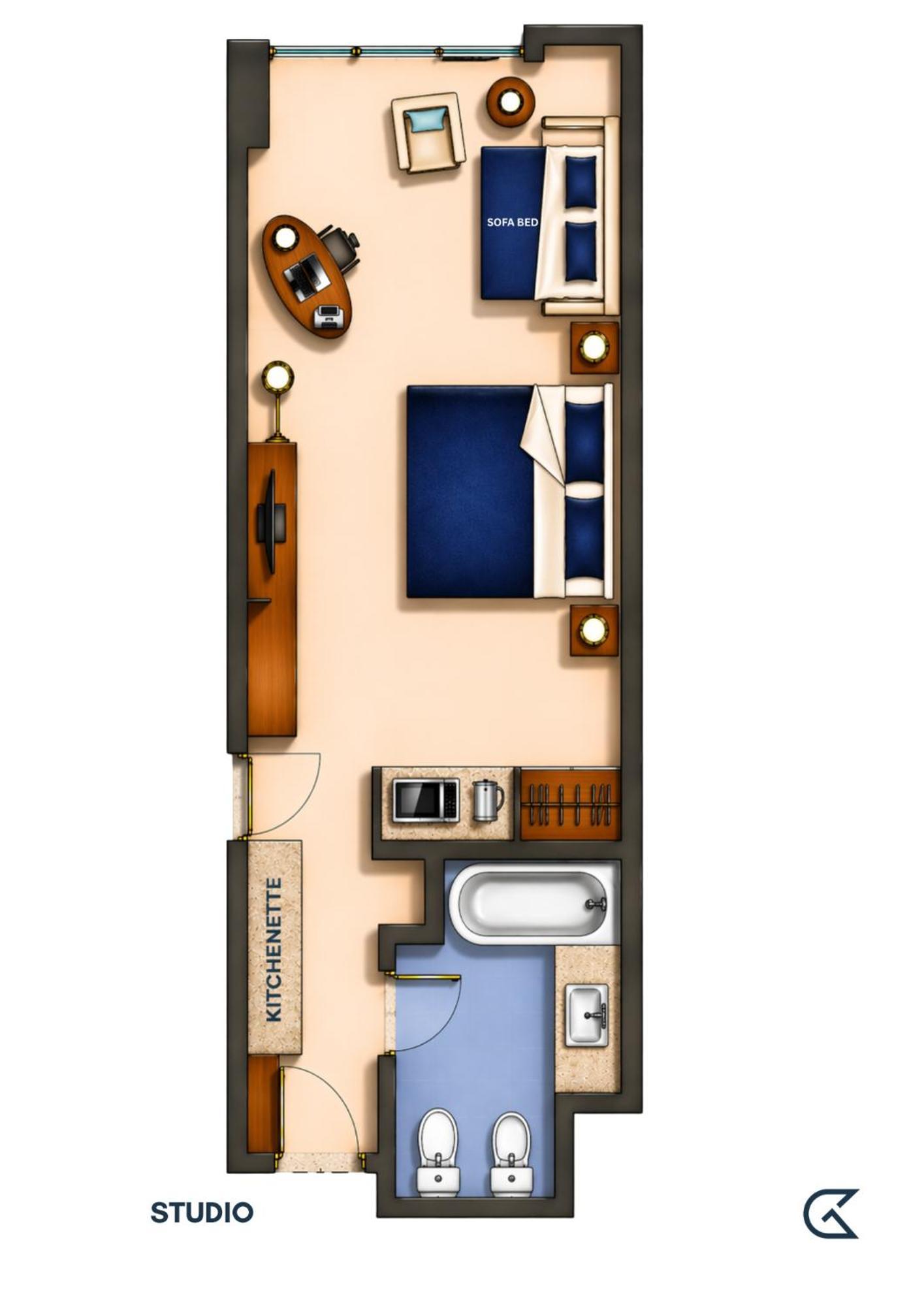 Studio King Room