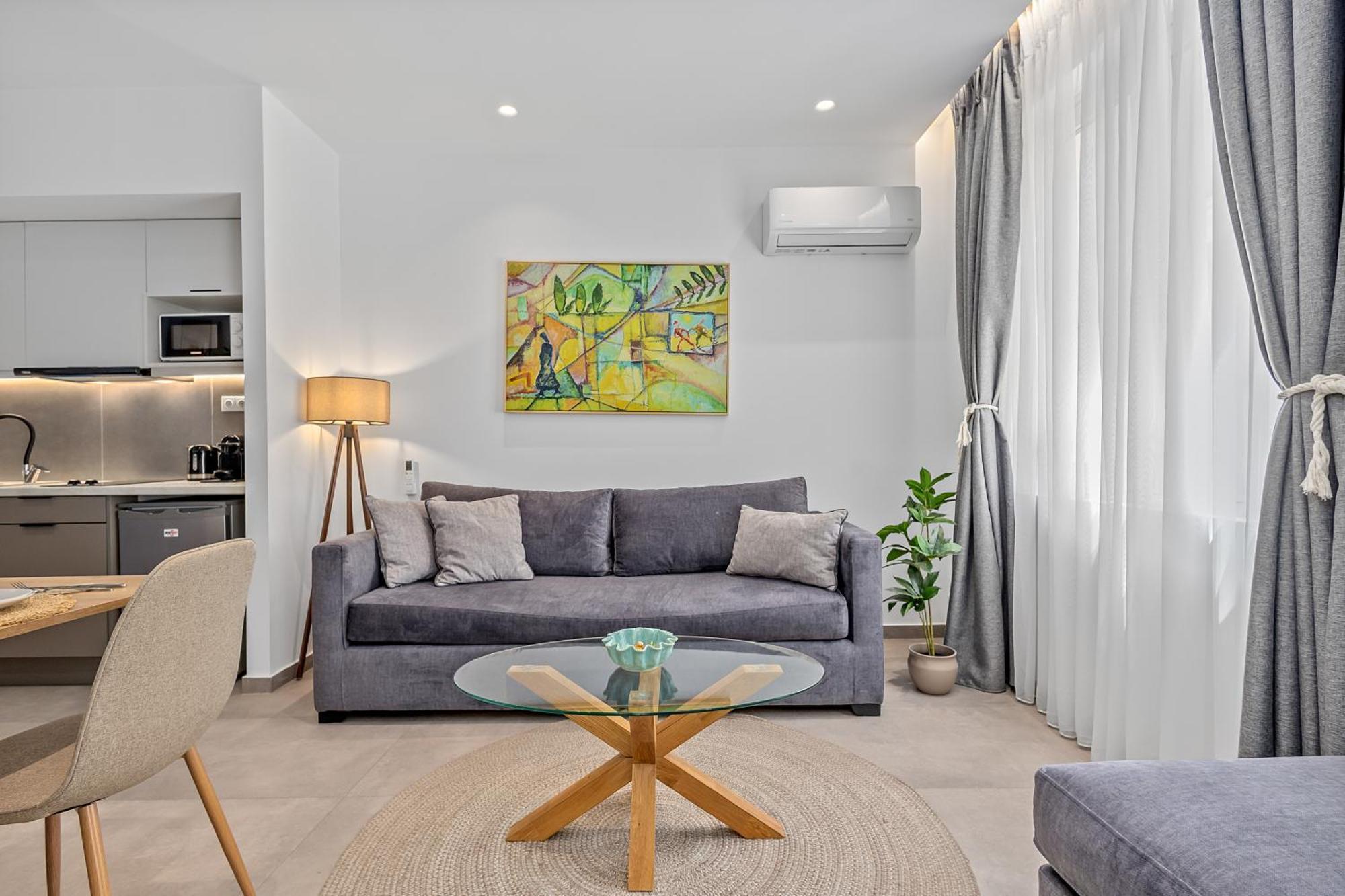 Deluxe One-Bedroom Apartment City View