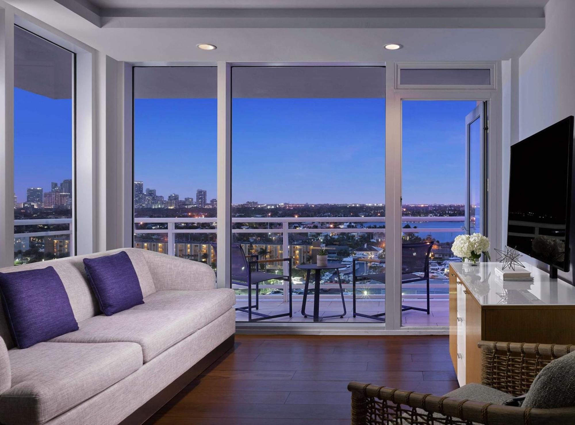 King Suite Corner Balcony View