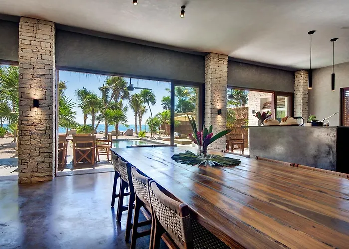 Beachfront Villa Soliman Bay 12 Tulum